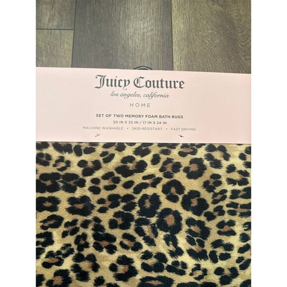 Juicy Couture Leopard Bath Rug - Picture 2 of 3